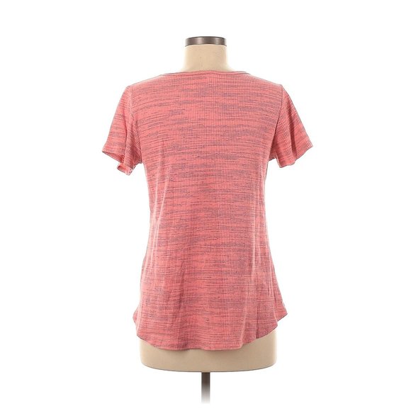 LuLaRoe LLR Women's Classic Tee Medium Coral Ribbed - Picture 2 of 2